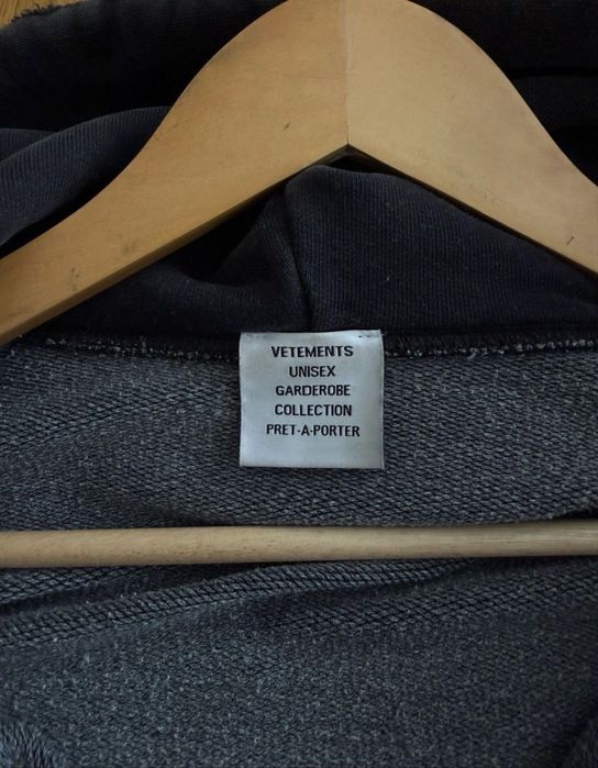 Vetements hello zip up hoodie кофта оригинал