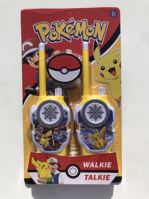 Pokemon Walkie Talkie Pikachu Krótkofalówki Telefony do zabawy