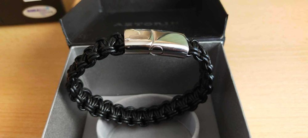 Bransoletka męska Aztorin, ładny splot!