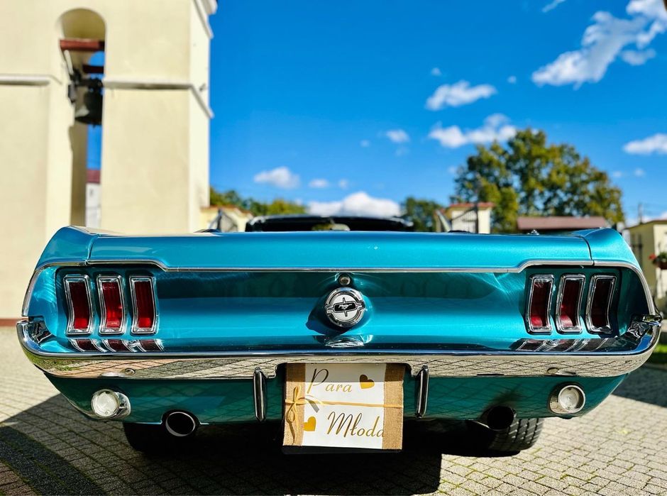 Auto do slubu MUSTANG 1967r. klasyk zabytek wynajem samochod cabrio