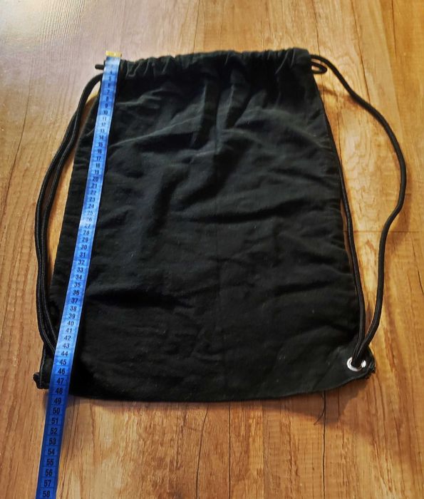 Czarny worek plecak goth metal • wampir & czaszki • dark style