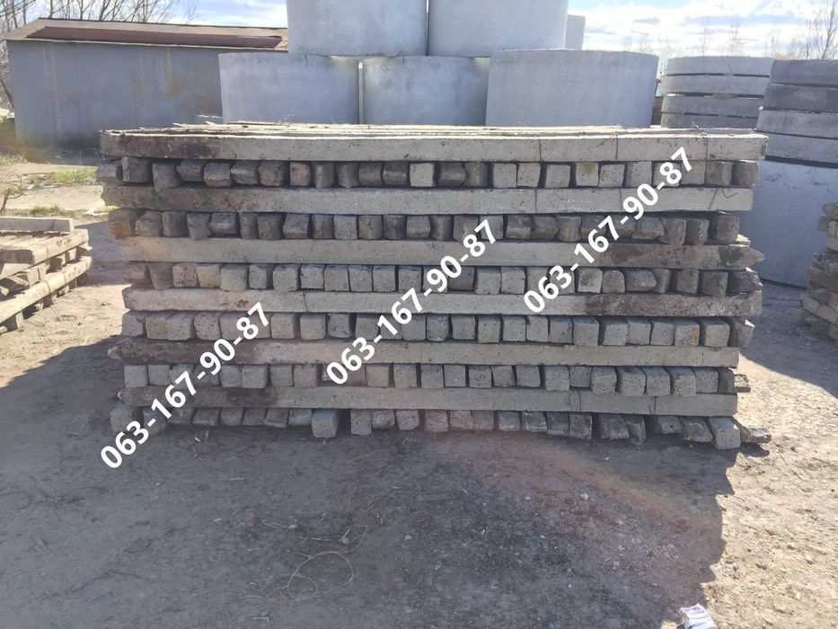 Стовпчики бетонні, Виноградні стовпці, стовпи для паркану