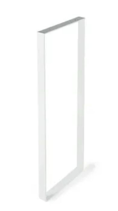 Pé móvel aço branco