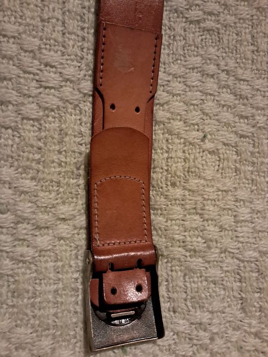 Pas skórzany wojskowy