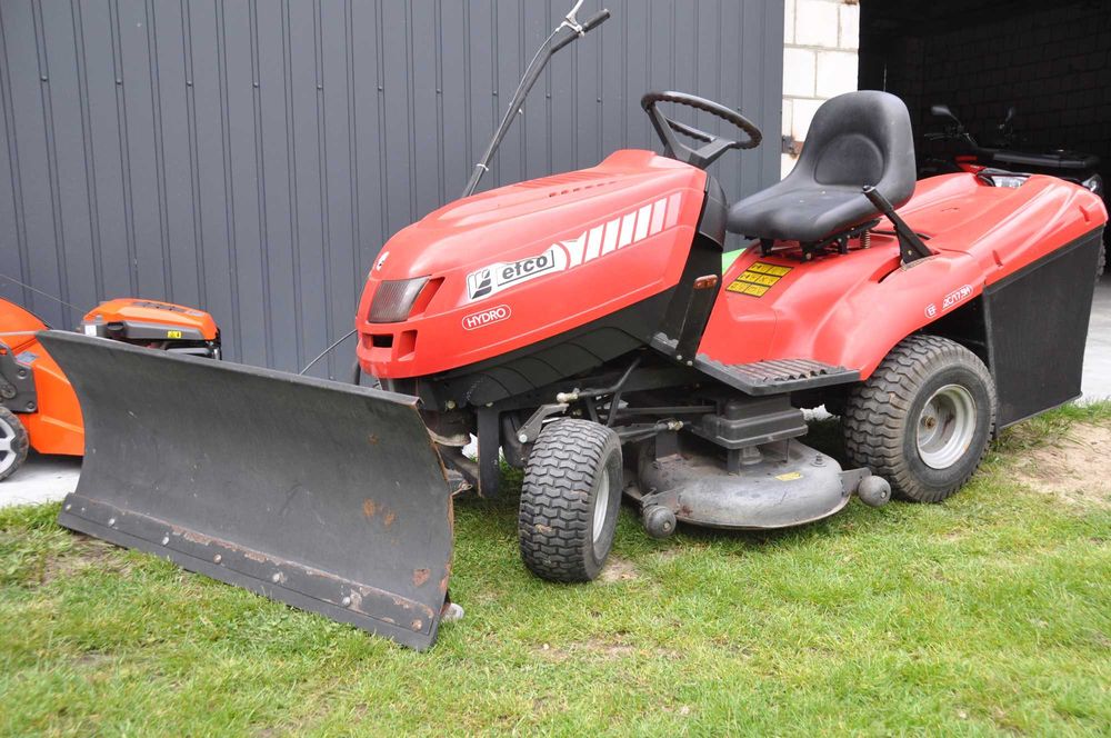Traktorek efco 17,5 z pompą, pługiem hercules John deere, yanmar mtd