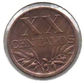 XX Centavos 1944 - soberba