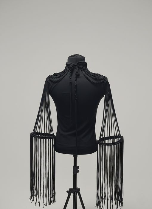 Накидка  чокер макраме