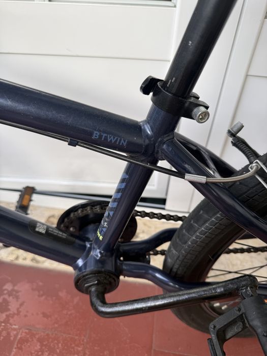 BMX criança: 20" wipe 500 9-14anos Azul