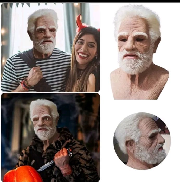 Маска Латексная Мужика реалистичная Штучне Волосся