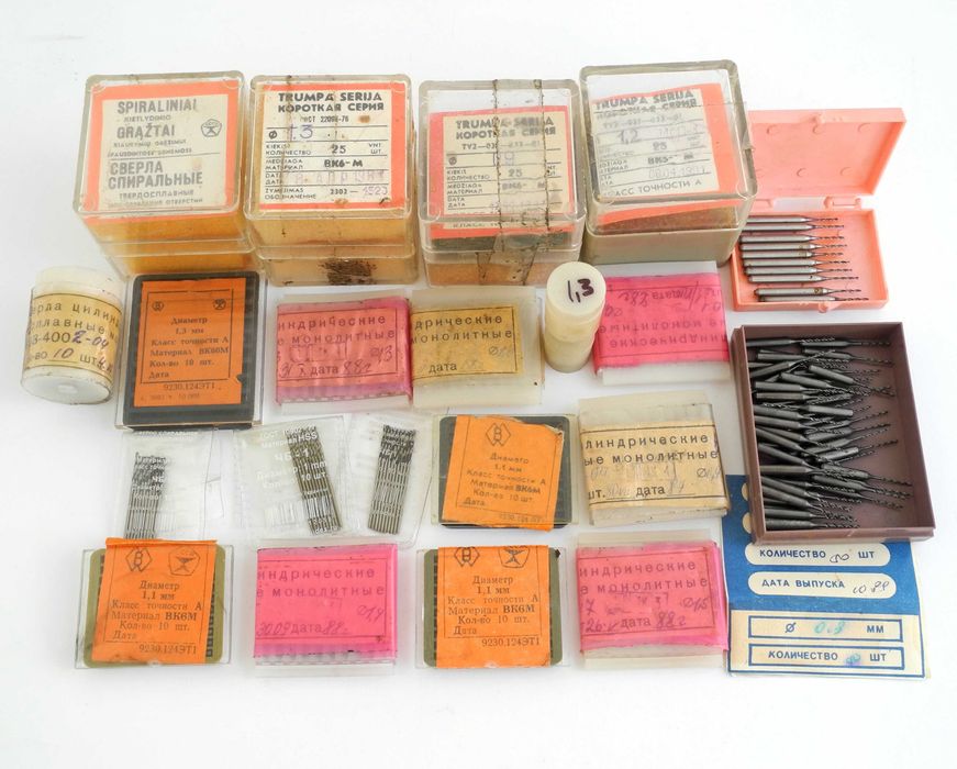 Сверло монолитное твердосплавное победитовое ВК6М СССР