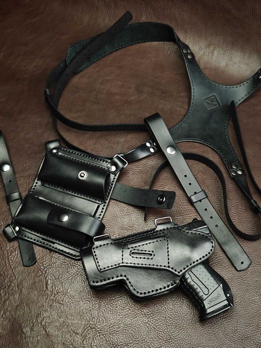 Шкіряна оперативна кобура  ПМ CZ, Форт, АПС, Sig Sauer, H&K, GLOCK