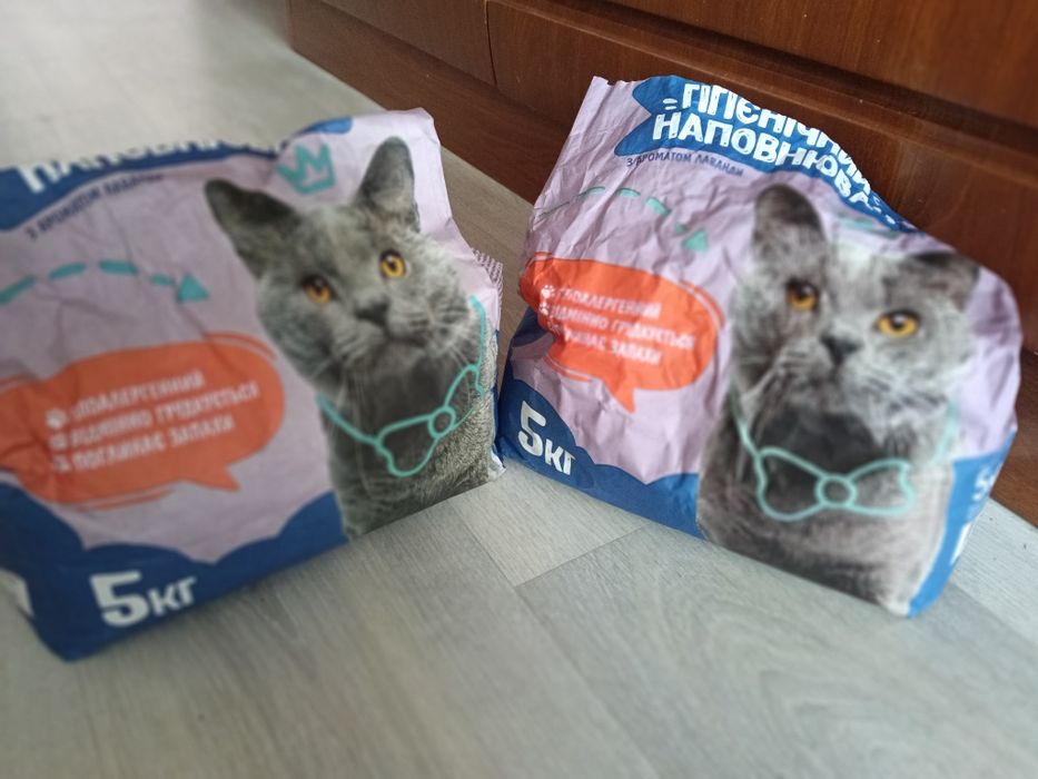 Наповнювач для котів.