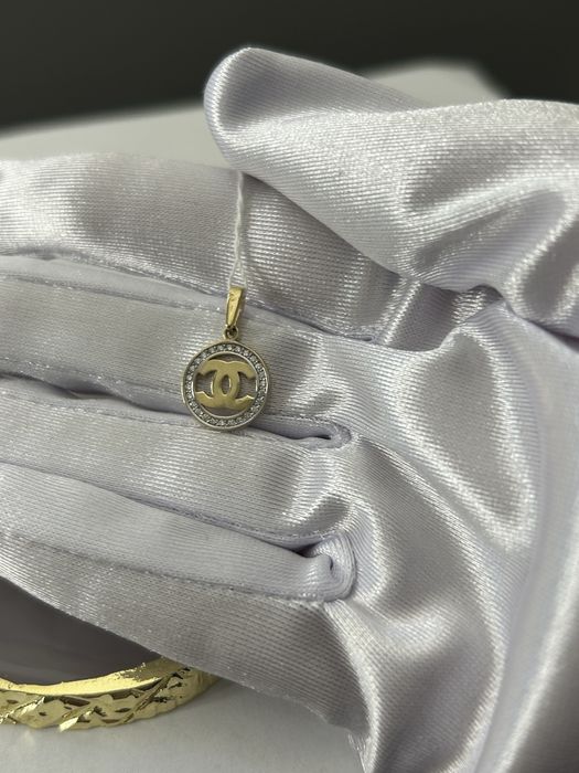 Nowa Złota Zawieszka 585 ,,Chanel”