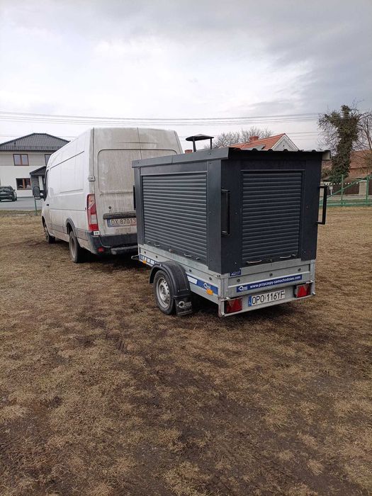 WUKO przyczepka myjka ciśnieniowa na gorąco/mycie kostki/kanalizacja