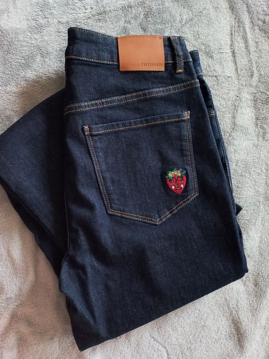 jeans spodnie flare TATUUM r.42