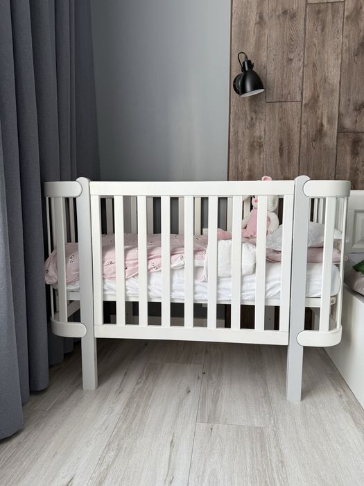 Ліжечко дитяче Veres Monaco, +маятник, +коліщатка, +матрац