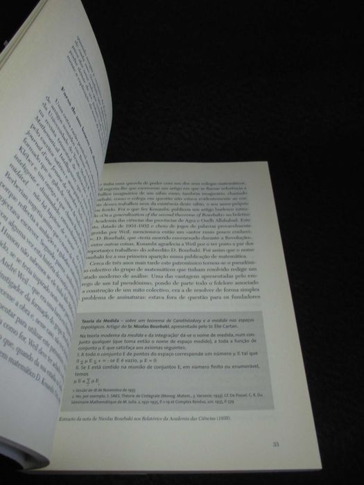 Livro Bourbaki Uma sociedade secreta Maurice Mashaal