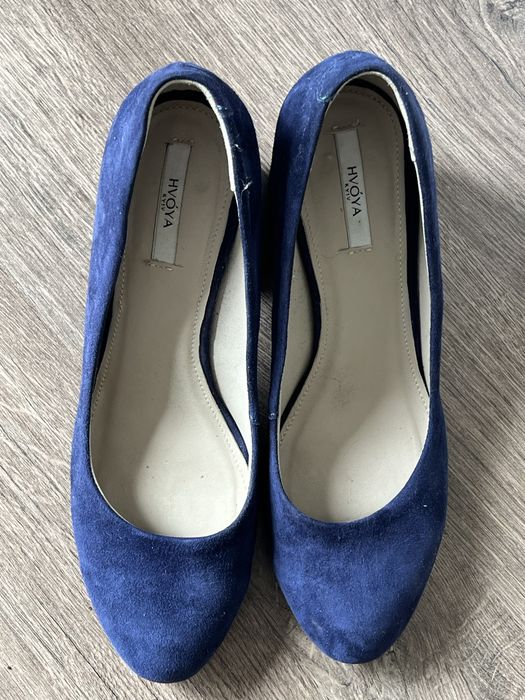 Замшеві туфлі Hvoya, 39 розмір
