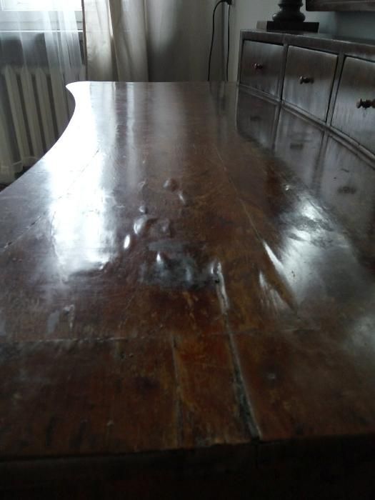 toaletka empire biurko z kryształowym lustrem oryg pocz XIX w antyk