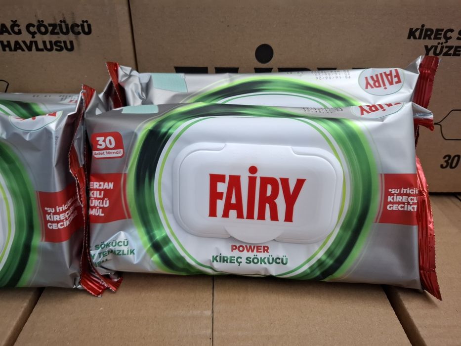 Mega Nowość chusteczki czyszczące Fairy