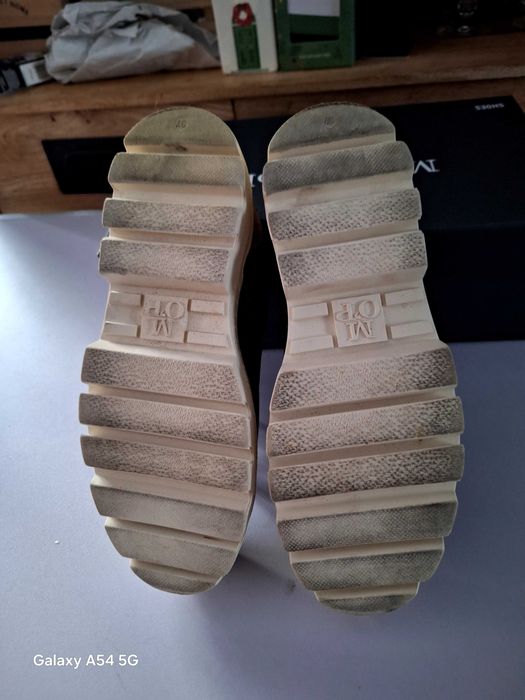 Marc o' Polo buty damskie  na grubej podeszwie