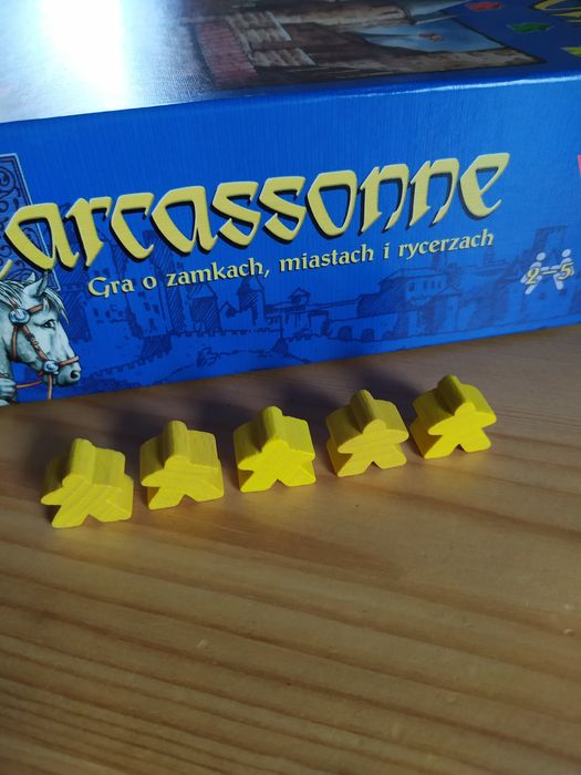 CARCASSONNE pionki - meeple