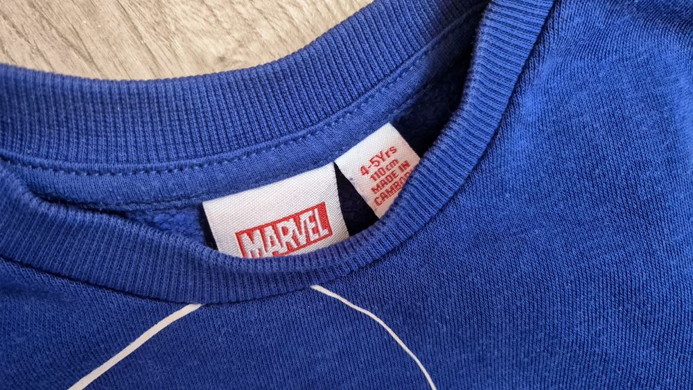 Zestaw komplet spiderman bluza i bluzka z długim rękawem 110