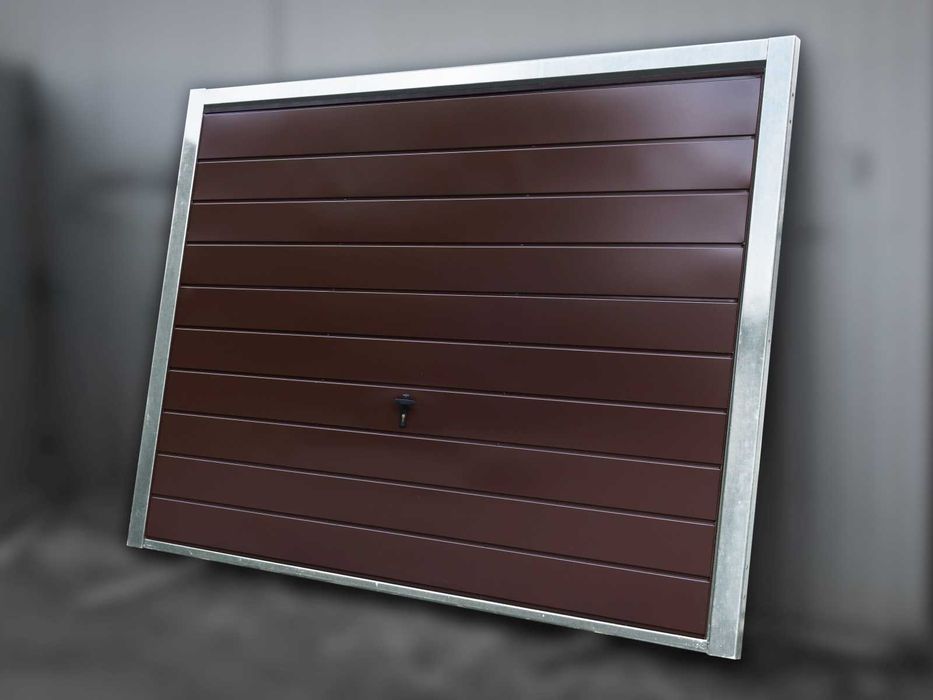 Brama garażowa uchylna Matowy Brąz 2700x2100mm T7