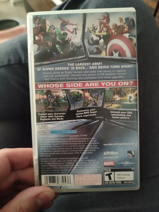 Ultimate Alliance 2 PSP idealna MARVEL