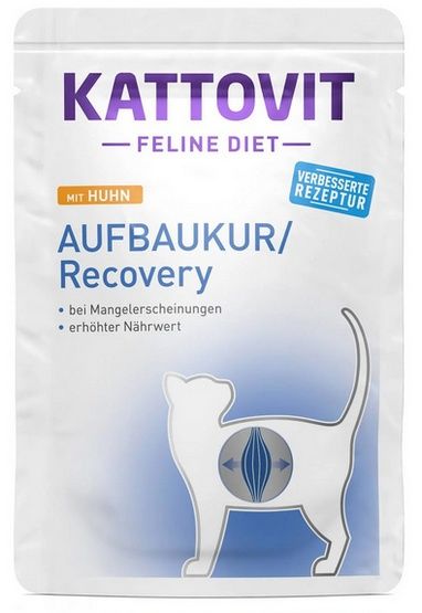 Lekkostrawna karma dla kota z niedowagą Kattovit Kurczak saszetka 85g