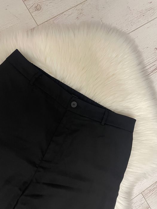Czarne - proste spodnie TALL XL