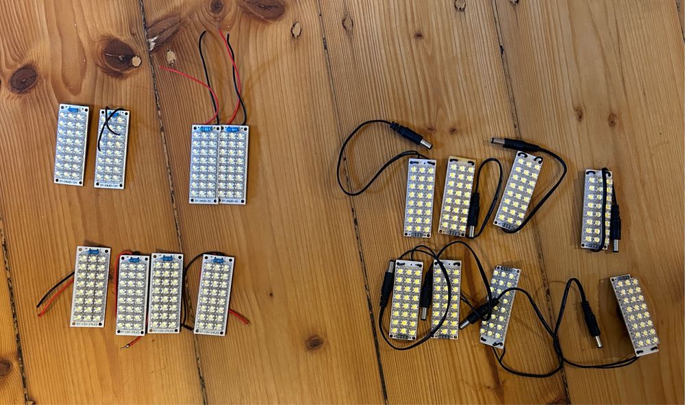 Zestaw paneli Led 24 na 5V, 12V - 16 szt