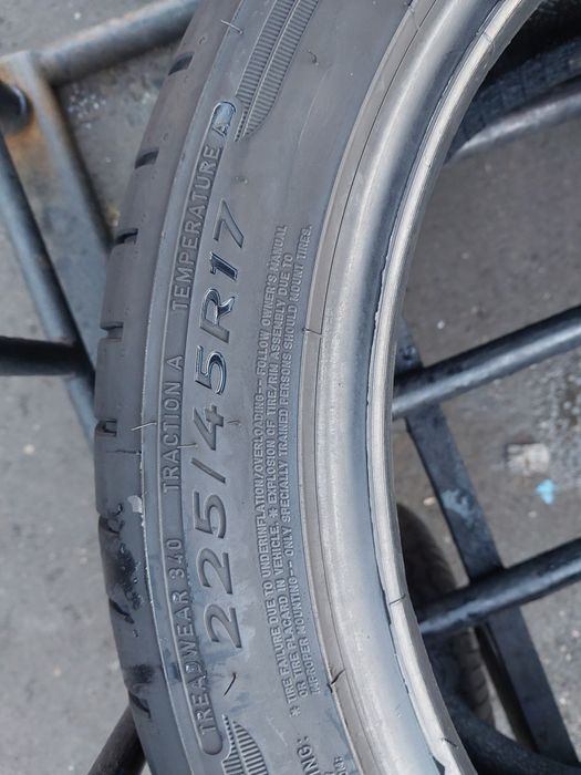 Opony letnie 225.45.17 Dunlop Montaż