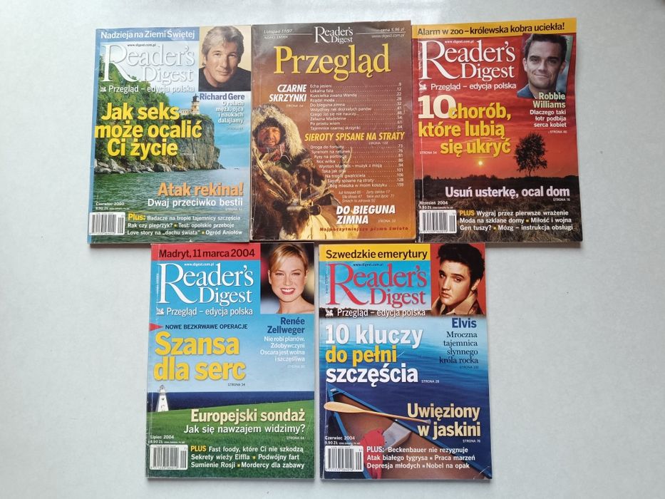 13x Przegląd Reader's Digest 1997 do 2004 Papież Jan Paweł II