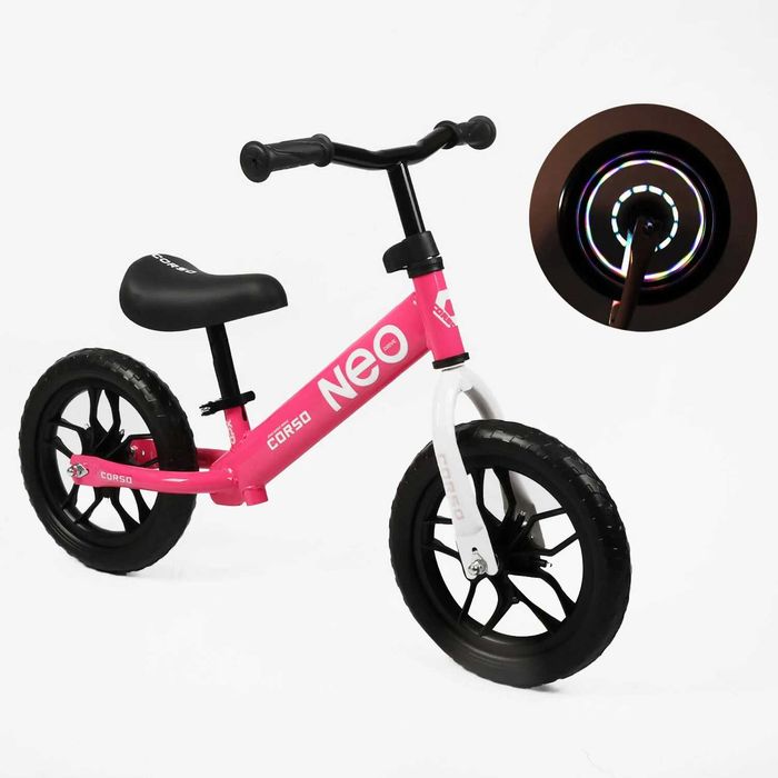 Велобіг ,беговел, від 2років колеса піна ,світло коліс