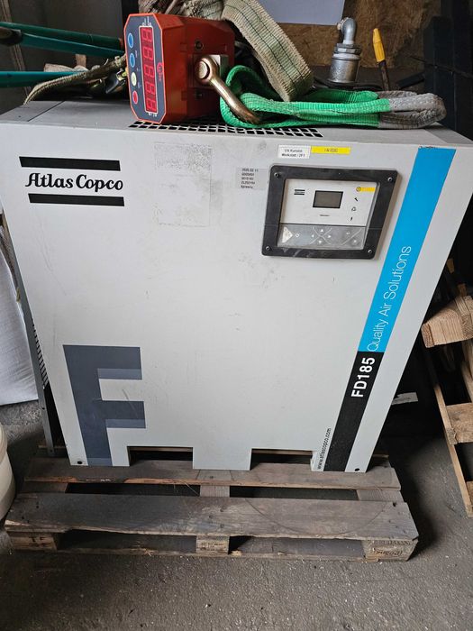 Osuszacz ziębniczy atlas copco FD 185, 2011r duża wydajność