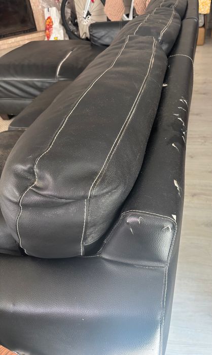 Sofá com chaise longue - venda urgente