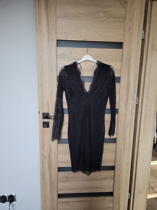 NOWA Koronkowa seksi mała czarna karnawał studniówka  HM