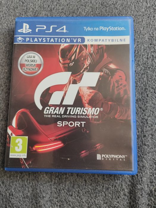 Gran turismo sport PS4 PlayStation 4 5 Polska wersja