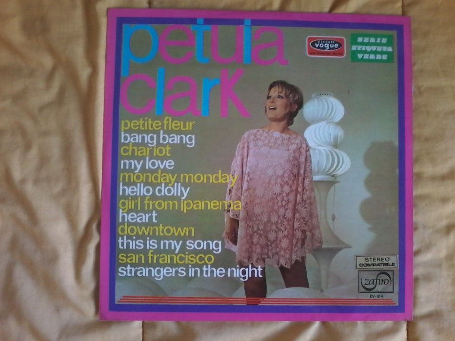 Petula Clark strangers in night, girl from Ipanema, hello dolly vinil