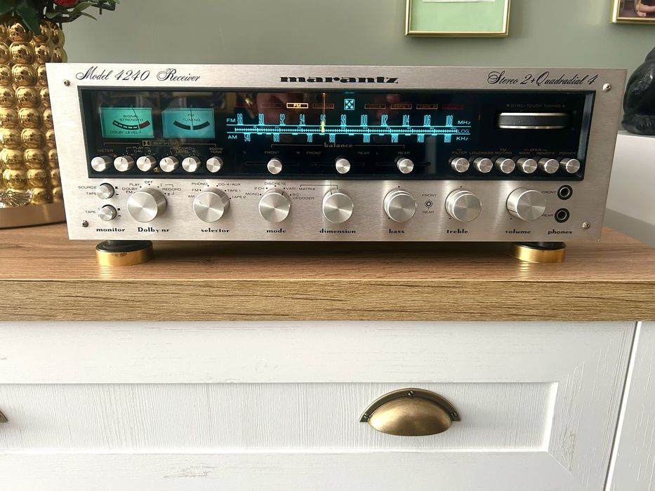 Legendarny Marantz 4240 Ampliutner Stereo+2 Quadradial 4*TOP*Serwis!