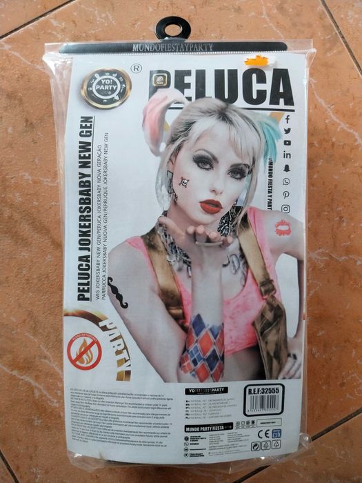 Peruca Harley Quiinn