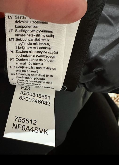 Продам женский пуховик The North Face, р. S.