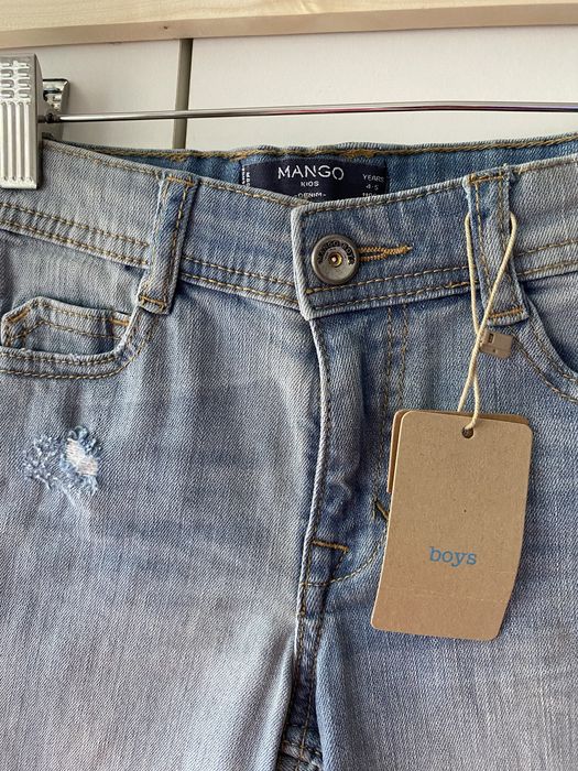 Krótkie spodenki jeansowe Mango Kids rozmiar 110 nowe z metką #110