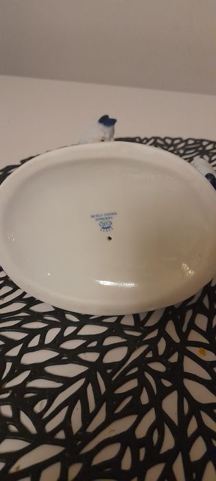 Figurka cdc rokoko,  para na huśtawce