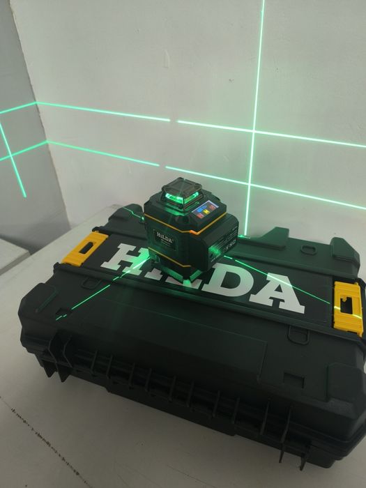 Рівень!Hilda 4d, з дисплеєм, 16променів! 2Акб +штатив!Нівелір