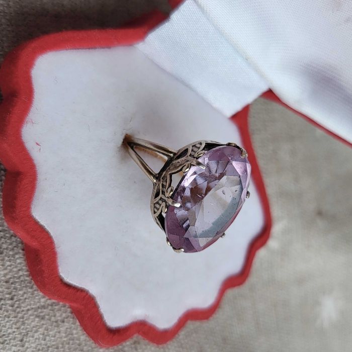 Кольцо серебро 875 звезда СССР(пн10)