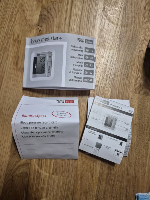 Ciśnieniomierz nadgarstkowy Bosch+Sohn Boso  medistar+