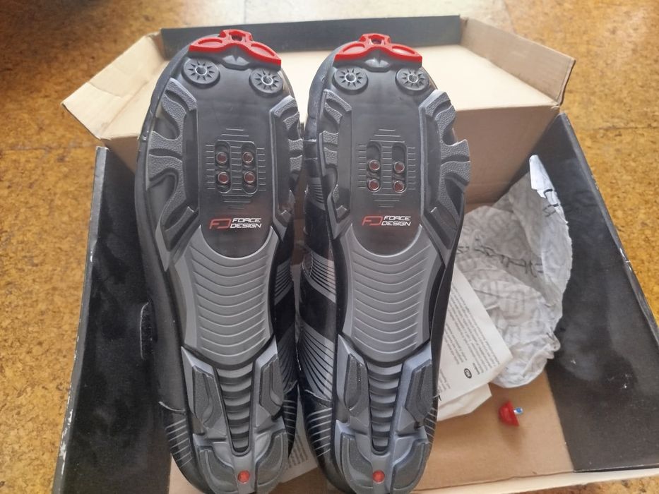 Sapatos Ciclismo BTT Force MTB FREE – Tam. 41 (Novos na Caixa)