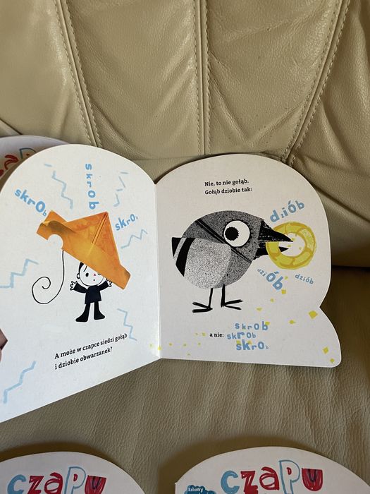 Zestaw logopedyczny Czapu Czipu aktywne czytanie zabawy z wyobraźnią